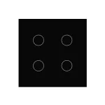 Wifi Smart 4 Gang Touch Switch Black