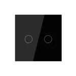 Wifi Smart 2 Gang Touch Switch Black
