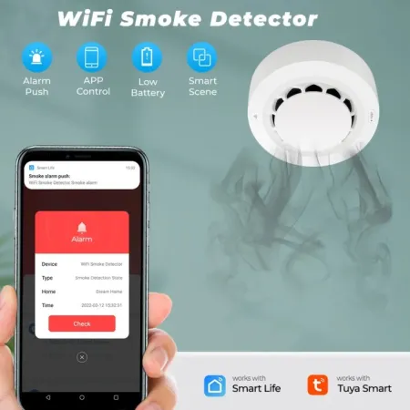 Tuya Smart Smock Detector Alarm System