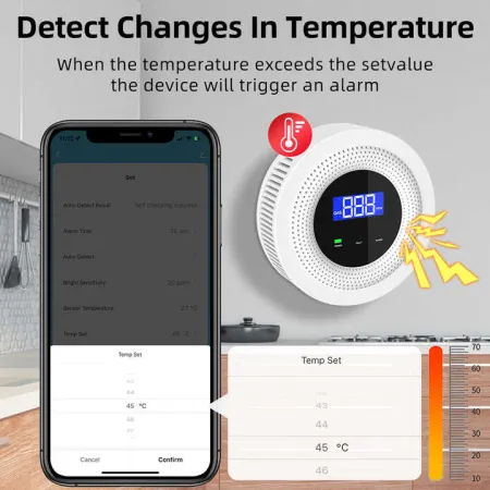Tuya Smart Gas Detector Alarm System