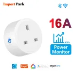 Wifi Smart 3 Pin Plug Socket Flat