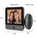 Wifi Wireless 1080P Video Doorbell Camera Tuya Smart Wifi Visual Door Bell and Video Intercom for Home Apartment
