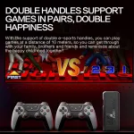 HDMI Dual Wireless Gamepad Support K9 game stick 4K Games Classic for PS1