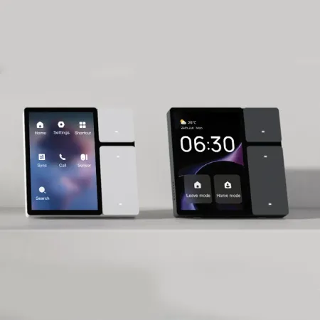 Smart Home Control Panel with Tuya Zigbee 3 Gang Wall Switches and LCD Screen