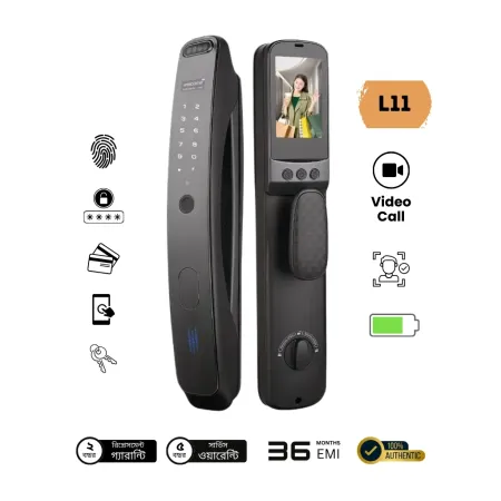 L11 Wifi Tuya Smart Video Call Face Unlock Door for Home Apartment image 1