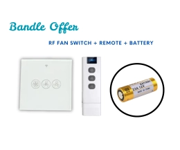 RF Fan Switch + Remote + Battery