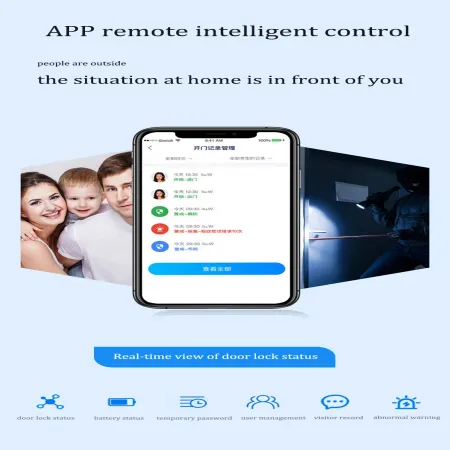 L25 WiFi Smart Door Lock with HD Peephole Camera & Biometric Access