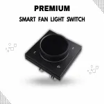 Tuya  Premium WiFi Smart Fan & Light Switch– Manual Control, Alexa & Google Compatible
